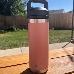 18oz YETI rambler - sandstone pink